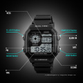 SKMEI 1299 Classic Resin Strap Digital Sport Watch